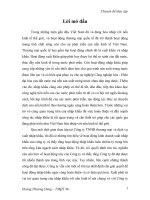 Các giải pháp hoàn thiện hoạt động nhập khẩu tại công ty TNHH thương mại và dịch vụ XNK