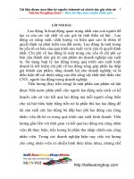 Kế toán Tiền lương và các khoản trích theo lương tai cty cau 1 Thang Long -  .doc