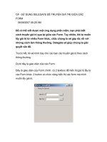 Sử dụng delegate để truyền dữ liệu trong form