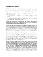 bán được hàng được giá