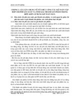 Thực trạng về tình hình áp dụng kế toán máy trong tổ chức công tác kế toán CPSX và tính GTSP hiện nay ở các Doanh nghiệpSXDP