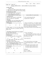 Giáo án Toán học -  Lớp 3 - Học kỳ I - Tuần 20,21