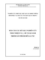 Nghiên cứu thiết kế chế tạo các robot thông minh phục vụ cho các ứng dụng quan trọng 5.