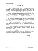 Một số giải pháp mở rộng thị trường khu vực miền Trung tại Công ty cổ phần Toyota Vinh