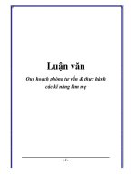 Luận văn Quy hoạch phòng tư vấn & thực hành các kĩ năng làm mẹ