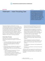 Vietnam - new housing law