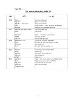 Tài liệu Giáo án môn Tiếng Việt tuần 20