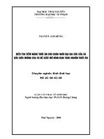 điều tra tiềm năng thức ăn  cho chăn nuôi đại gia súc
