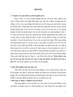 Hoàn thiện công tác kế toán tập hơp CPSX và tính GTSP tại Cty May 10