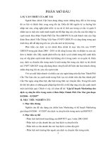 Lập kế hoạch Marketing cho dịch vụ chuyển tiền trong nước ở Bưu Điện Thành Phố Cần Thơ giai đoạn 042006 – 032007