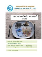 Cục dự trữ Liên Bang (FED)