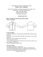 Đề thi thực hành may thiết kế thời trang 05