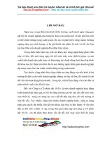 Những giải pháp chủ yếu huy động vốn đổi mới thiết bị công nghệ.doc