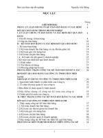 công tác kế toán bán hàng và xac định kết quả tại công ty TNHH Chân Trời Xanh