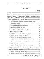 Một số giải pháp phát triển thị trường xuất khẩu của Công ty hoá dầu PETROLIMEX