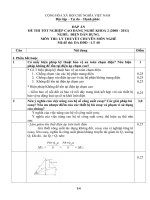 Đáp án đề thi lý thuyết điện dân dụng 40