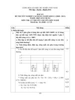 Đáp án đề thi lý thuyết điện dân dụng 29