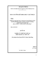 Nghiên cứu thiết kế chế tạo thiết bị liên lạc thủy âm 