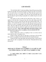 Một số kiến nghị nhằm triển khai áp dụng cơ chế chi tiêu nội bộ trong các đơn vị sự nghiệp có thu trên địa bàn Hà Nội .doc