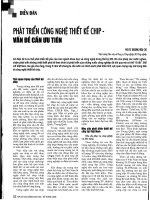 Phát triển công nghệ thiết kế chip - vấn đề cần ưu tiên.