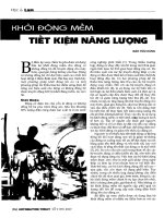 Khởi động mềm tiết kiệm năng lượng