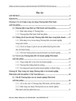 Nghiên cứu chiến lược xây dựng và phát triển thương hiệu Doanh nghiệp Phát hành Xuất bản phẩm ở Việt Nam hiện nay