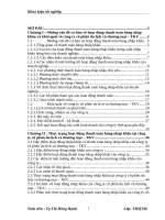 Hoàn thiện hoạt động thanh toán hàng nhập khẩu tại công ty cổ phần du lịch và thương mại –TKV