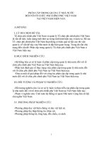 Hoàn thiện phân cấp trong quản lý nhà nước đối với tổ chức phi chính phủ việt nam tại việt nam hiện nay