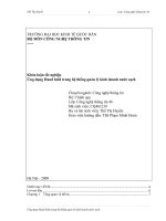 Ứng dụng Hand held trong hệ thống quản lý kinh doanh nước sạch