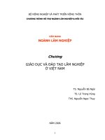 Giáo dục và đào tạo lâm nghiệp ở Việt Nam