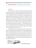 Một số giải pháp phát triển thị trường hàng hoá của tỉnh Vĩnh Phúc đến năm 2010.doc