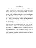 Báo cáo thực tập tại khách sạn Thuỷ Tiên