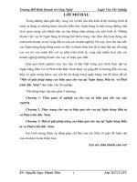 Một số giải pháp nâng cao hiệu quả cho vay tại Ngân hàng Đầu tư và Phát triển Bắc Ninh