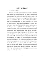 Phát triển du lịch sinh thái tại khu dự trữ sinh quyển rừng ngập mặn cần giờ