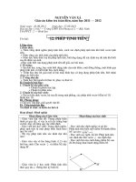  Giáo án kiểm tra toàn diện toán 11.2