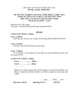 Đề thi lý thuyết kỹ thuật sửa chữa, lắp ráp máy tính 25