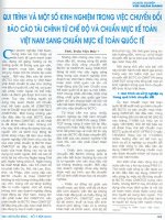Qui trình và một số kinh nghiệm trong việc chuyển đổi báo cáo tài chính.pdf