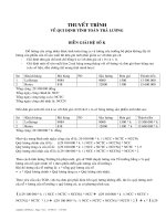 Tính toán hệ số K