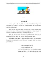 Hoàn thiện chế độ pháp lý trong ký kết và thực hiện hoạt động xuất khẩu tại Công ty xuất nhập khẩu với Lào