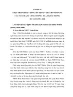 Hoạt động tín dụng và rủi ro của vietinbank hoàn kiếm