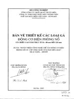 Bản vẽ thiết kế các loại giá động cơ điện phòng nổ có chiều cao trung trực.