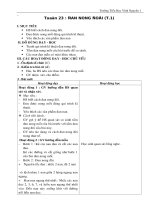 Giáo án môn Thủ công lớp 3 - Tuần 22