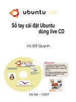 Sổ tay cài đặt Ubuntu dùng live CD