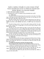 Kế toán CPSX & tính GTSP ở C.ty Cao Su Sao Vàng Hà Nội