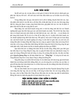 Báo cáo Tổng hợp về công tác kế toán của Cảng Khuyến lương đơn vị trực thuộc Cty Hàng hải Đông Đô