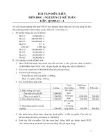 Đề thi nguyên lý kế toán