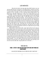 Bàn về hạch toán chi phí sản xuất trong kế toán tài chính và kế toán quản trị doanh nghiệp.doc