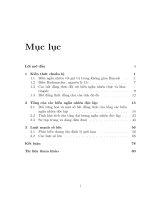 Một số vấn đề của lý thuyết xác suất trên không gian Banach