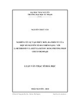 Nghiên cứu sự tạo phức đơn, đa phối tử của một số nguyên tố đất hiếm nặng với L–Methionin và axetyl axeton bằng phương pháp chuẩn độ đo pH