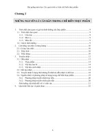 Nguyên lý chế biến thực phẩm chương 2